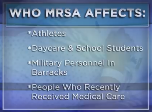 who mrsa affects